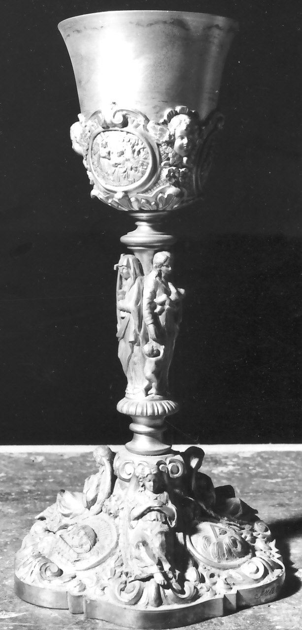 calice - bottega siciliana (sec. XIX)