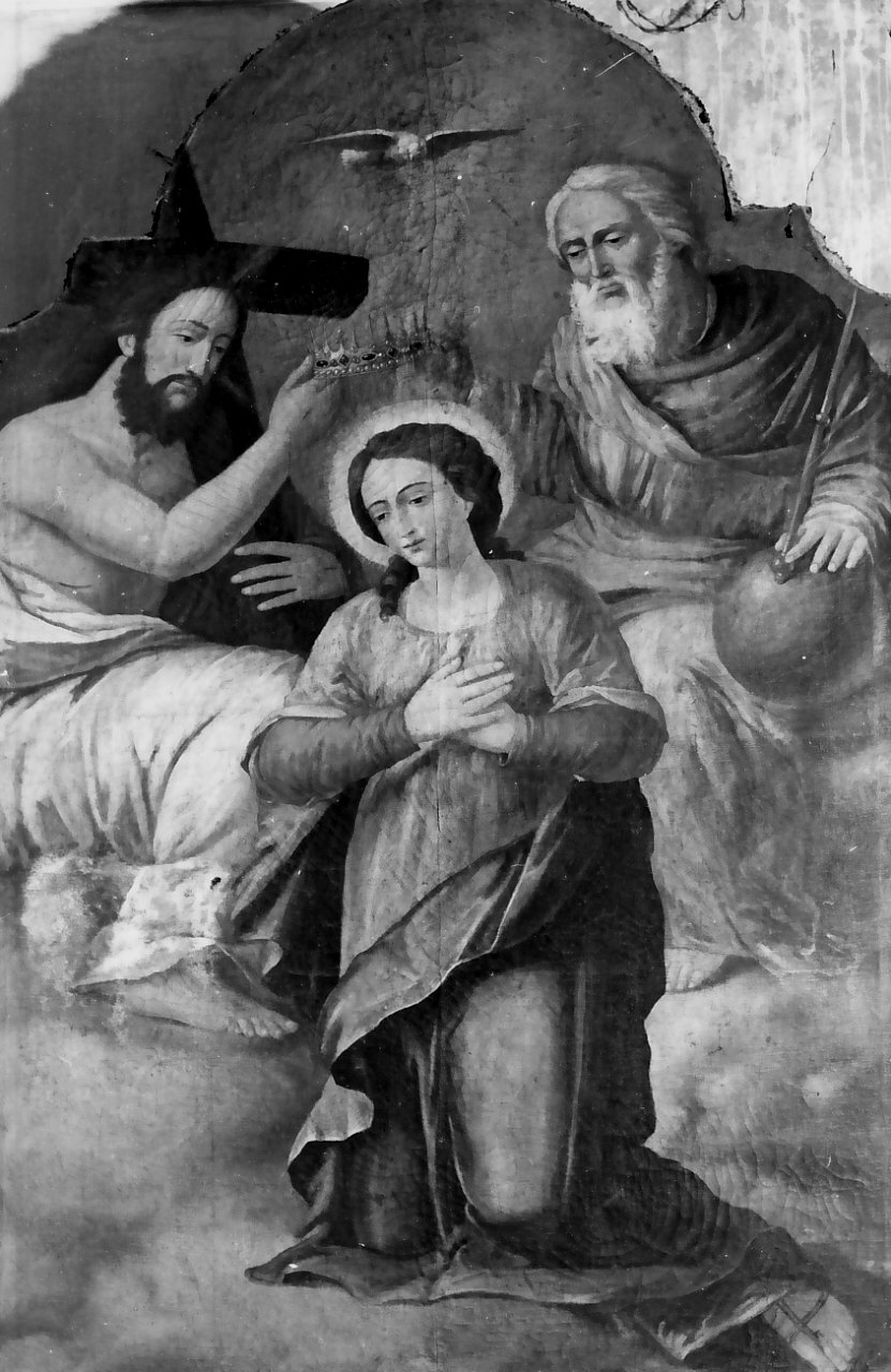incoronazione di Maria Vergine (dipinto) - ambito Italia meridionale (sec. XVIII)
