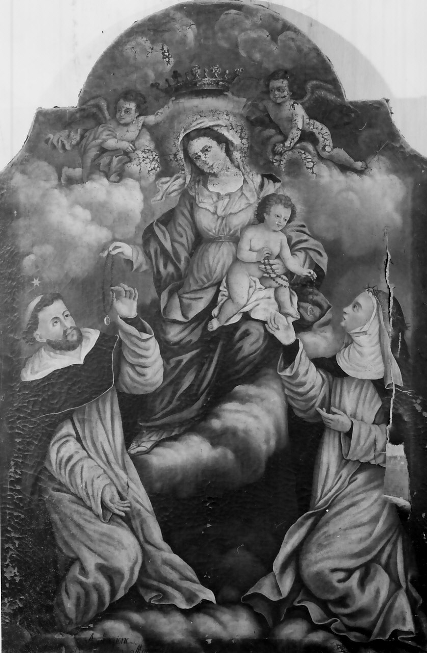 Madonna del Rosario (dipinto) - ambito Italia meridionale (sec. XVIII)
