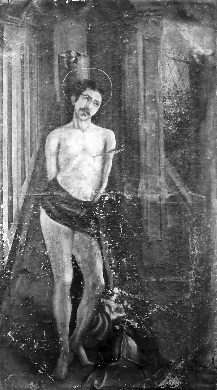 martirio di San Sebastiano (dipinto) - ambito Italia meridionale (sec. XVIII)