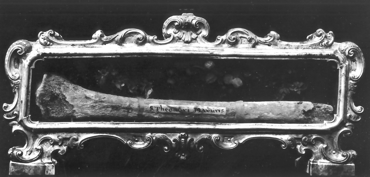 reliquiario a teca - bottega Italia meridionale (sec. XVIII)