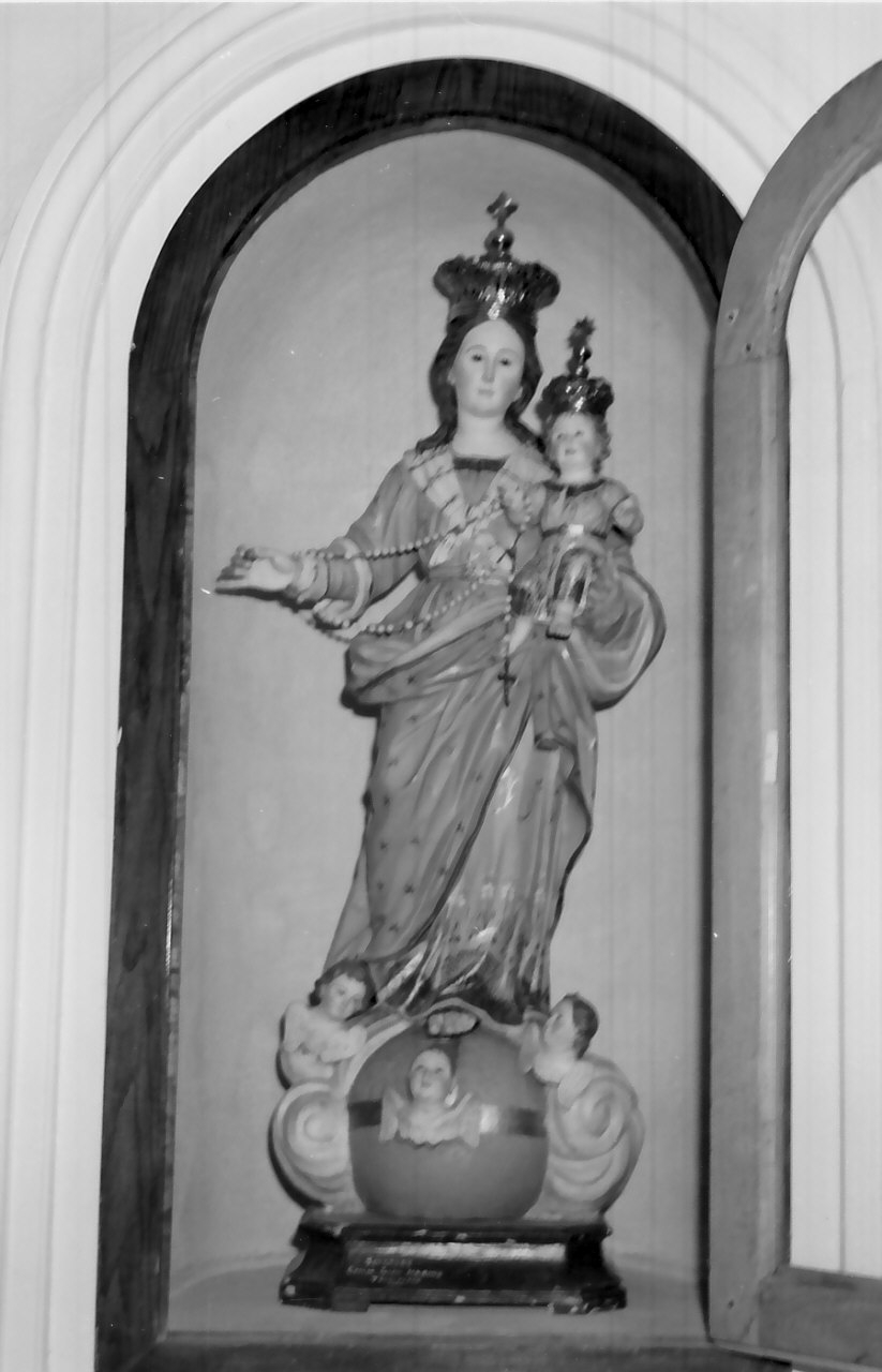 Madonna del Rosario (statua, opera isolata) - bottega calabrese (seconda metà sec. XIX)