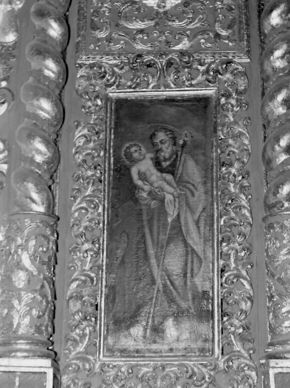 incoronazione di Maria Vergine (trittico, elemento d'insieme) - ambito Italia meridionale (sec. XVII)