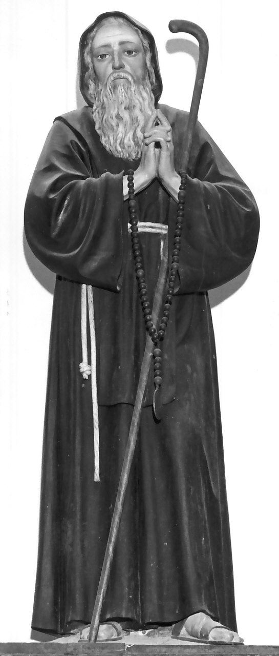 San Francesco di Paola (statua, opera isolata) - bottega napoletana (sec. XVIII)