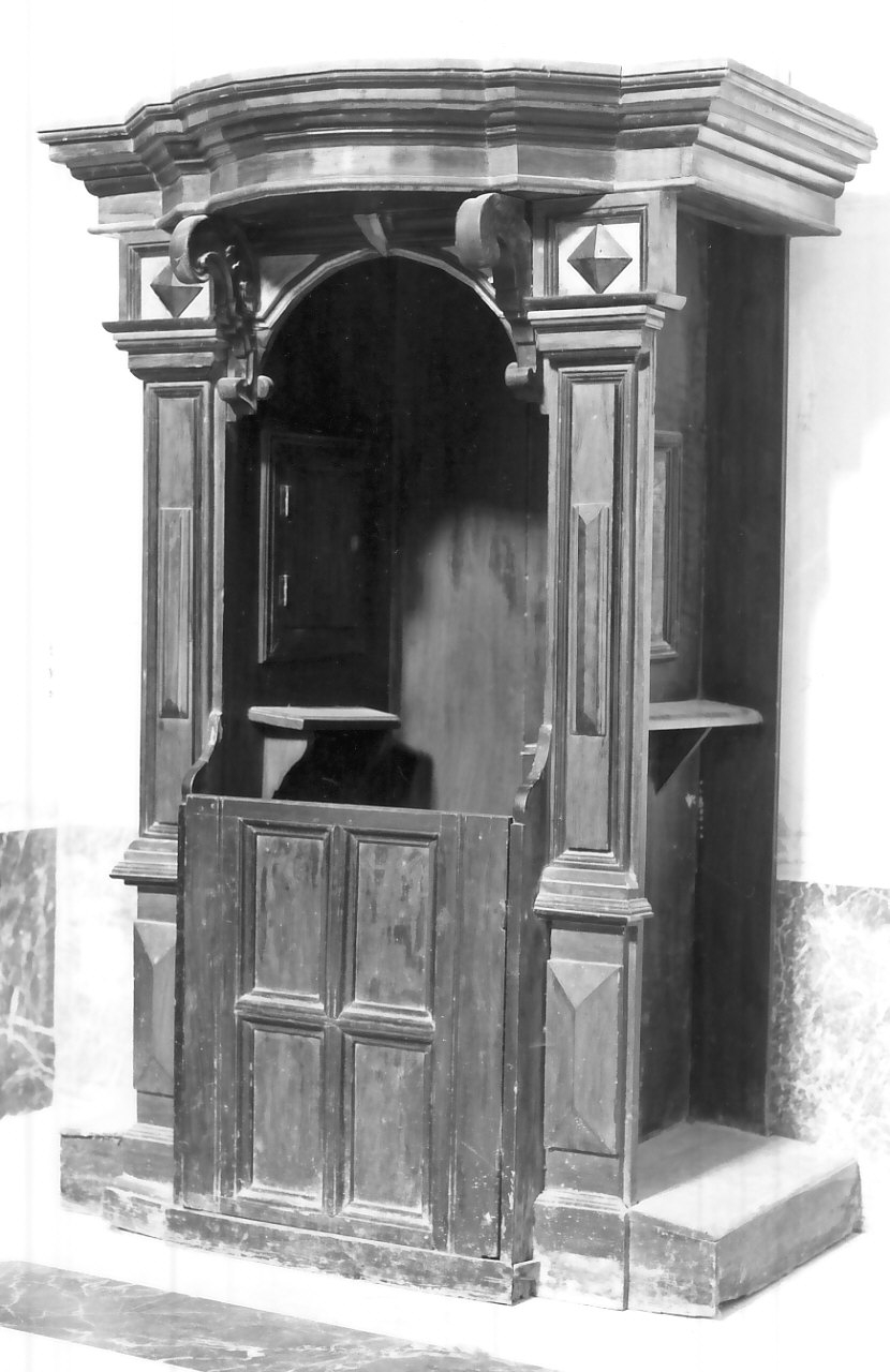 confessionale, opera isolata - bottega calabrese (seconda metà sec. XVIII)