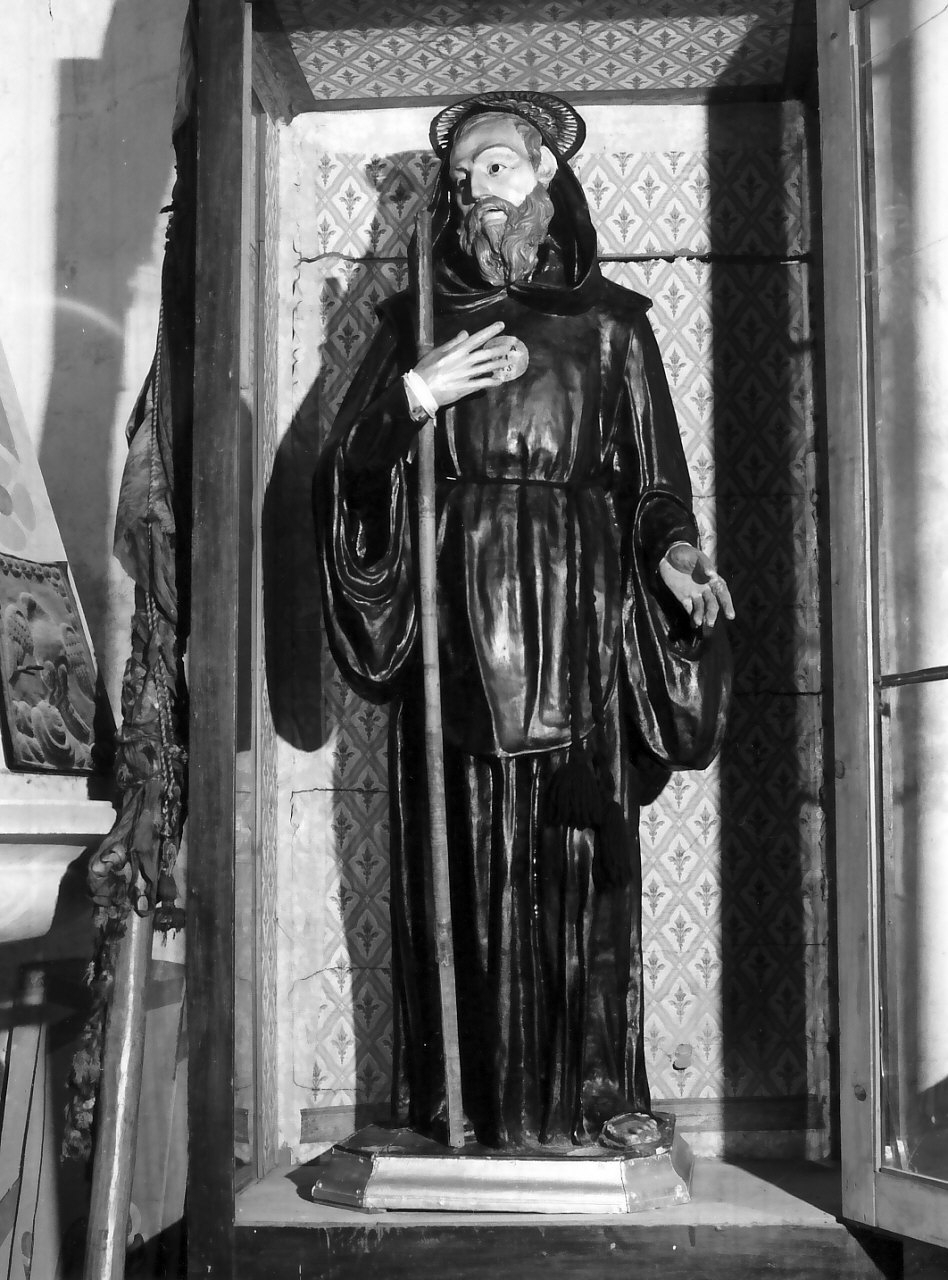 San Francesco di Paola (statua, opera isolata) - bottega Italia meridionale (metà sec. XIX)