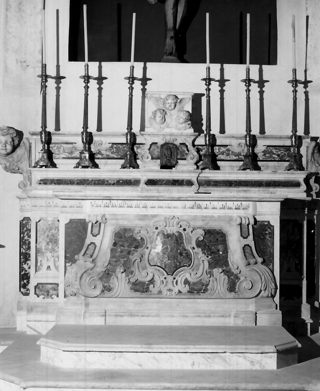 altare, opera isolata - bottega napoletana (fine sec. XVIII)