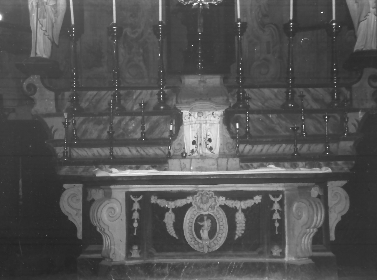 altare, opera isolata - bottega calabrese (ultimo quarto sec. XVII)