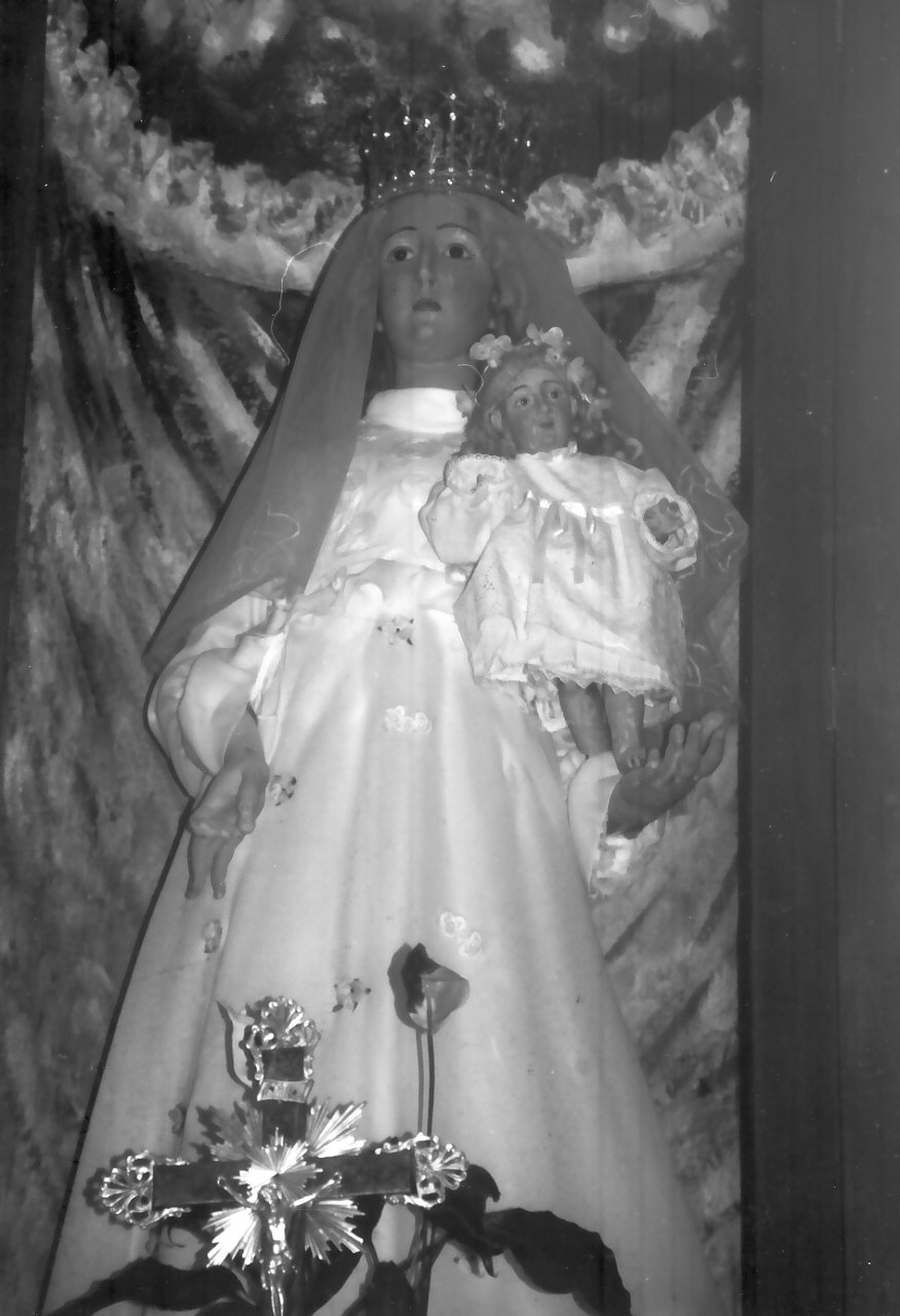 Madonna del Carmelo (statua, opera isolata) - bottega calabrese (prima metà sec. XIX)