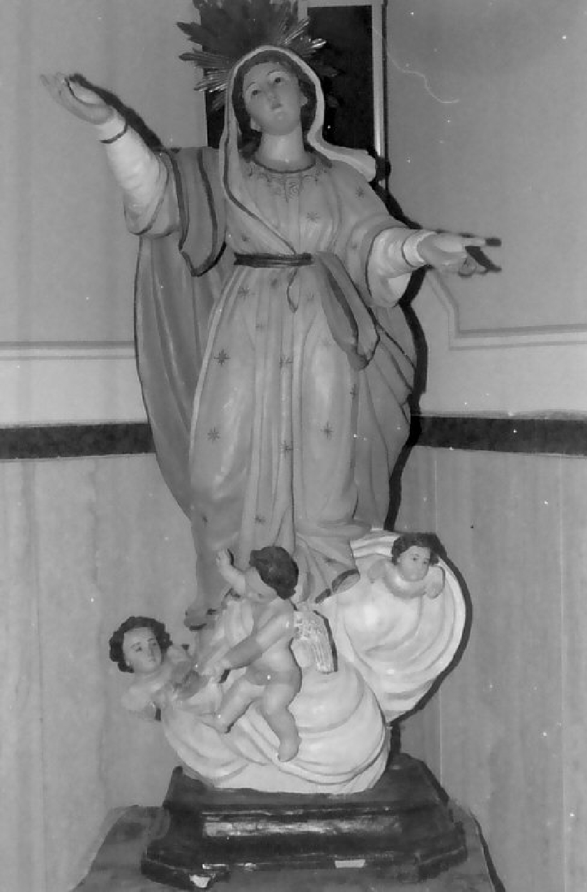 Madonna Assunta (statua, opera isolata) - bottega calabrese (inizio sec. XIX)