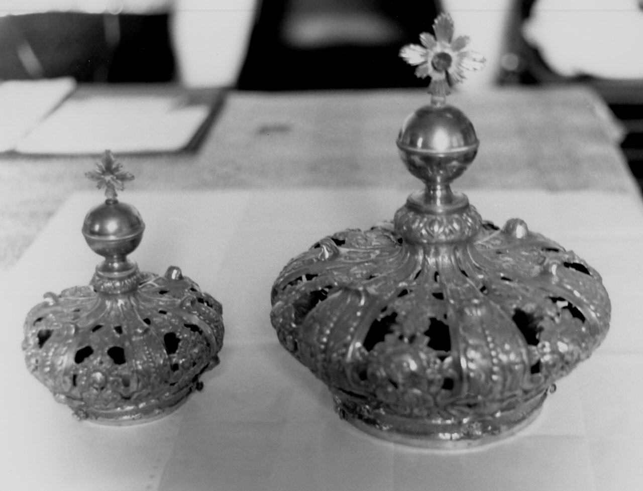 corona, opera isolata - bottega napoletana (seconda metà sec. XIX)