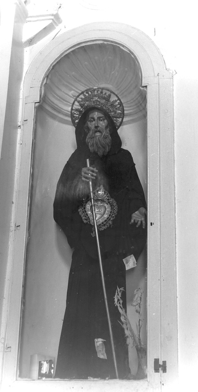 San Francesco di Paola (statua, opera isolata) - bottega calabrese (metà sec. XIX)