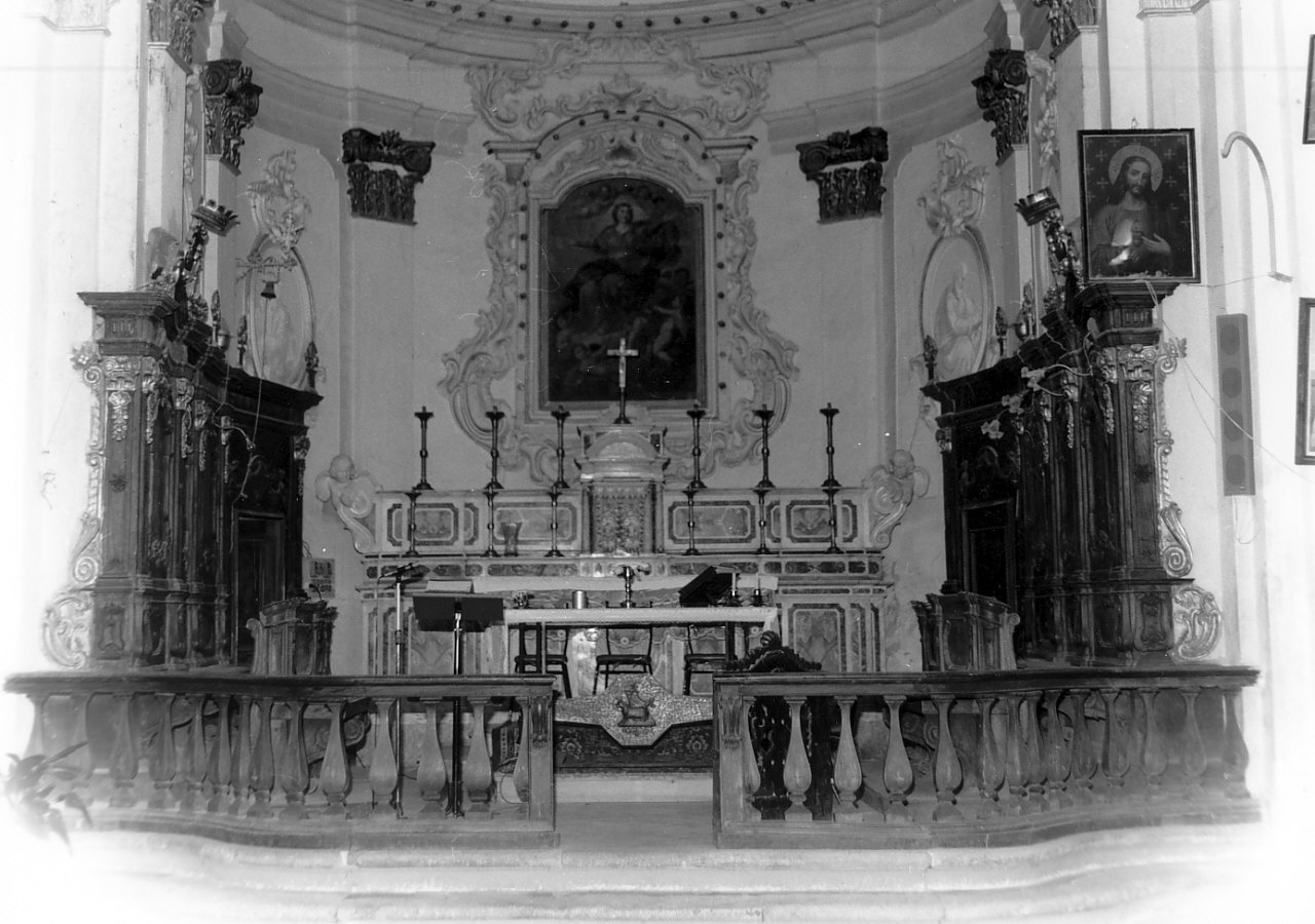 stalli del coro, serie - bottega roglianese (terzo quarto sec. XIX)