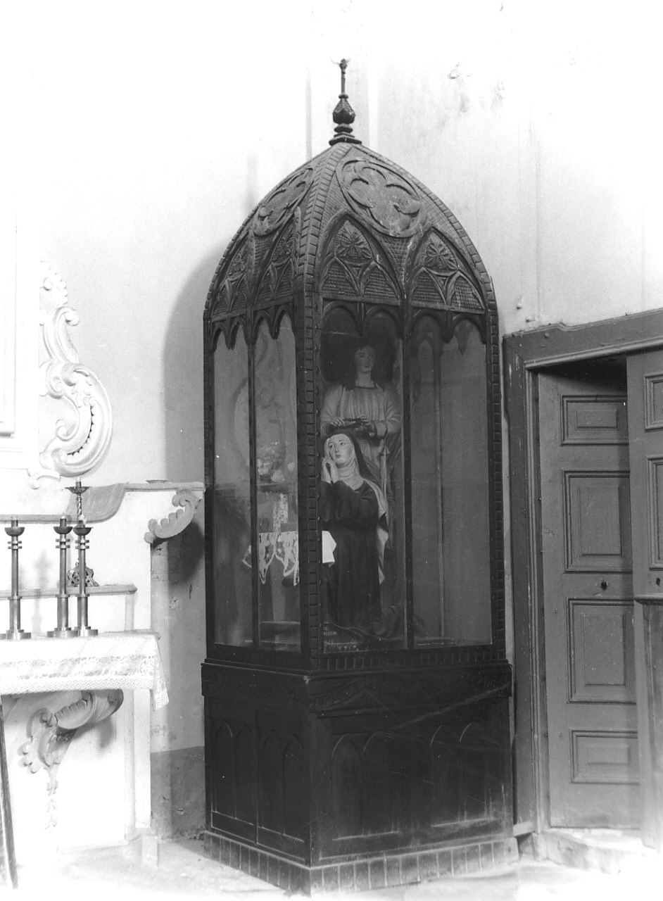 teca, opera isolata - bottega calabrese (primo quarto sec. XX)