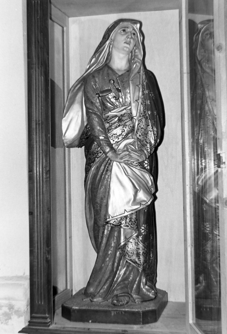 Madonna Addolorata (statua, opera isolata) - bottega Italia meridionale (sec. XIX)