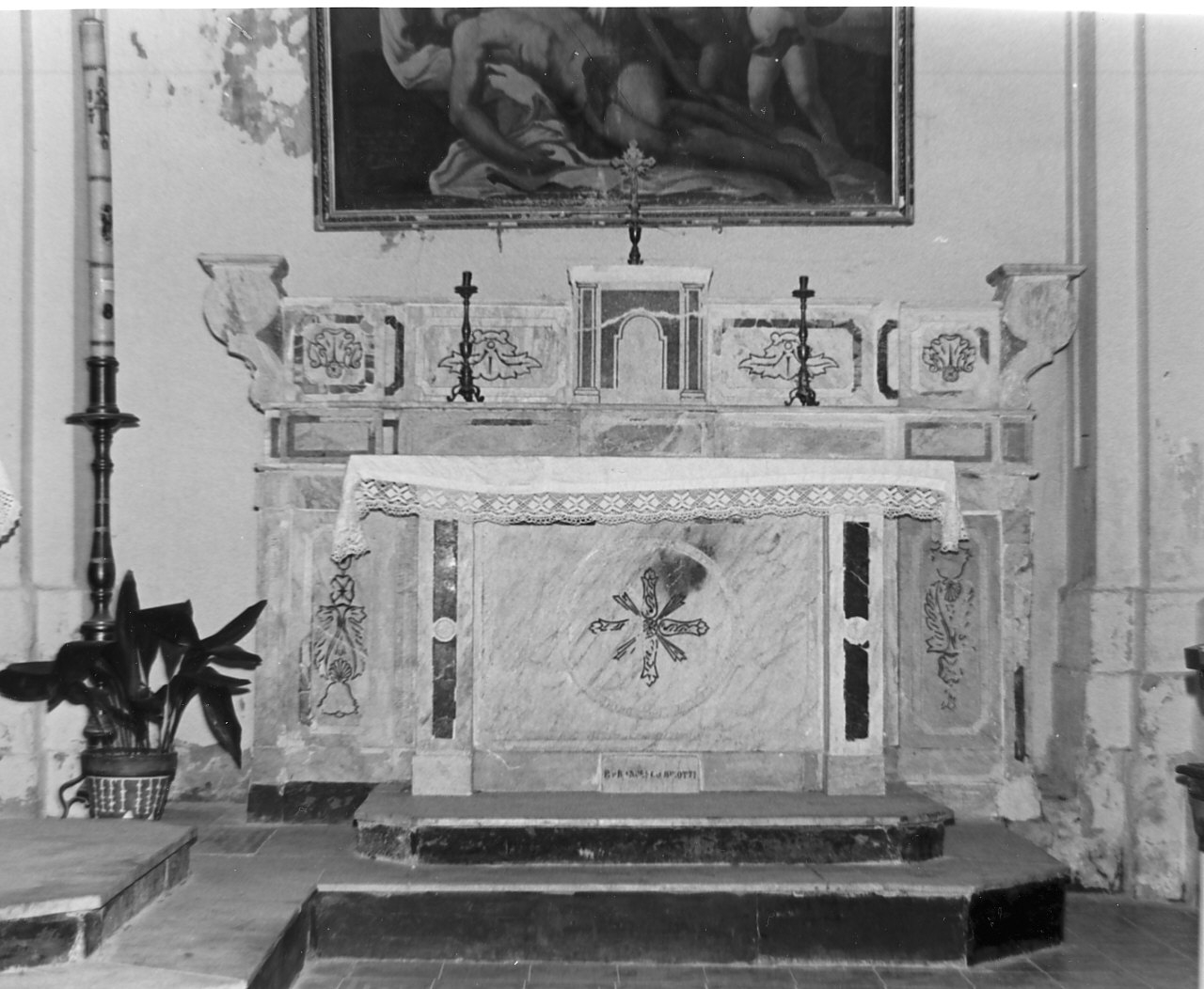 altare, opera isolata - bottega calabrese (sec. XIX)