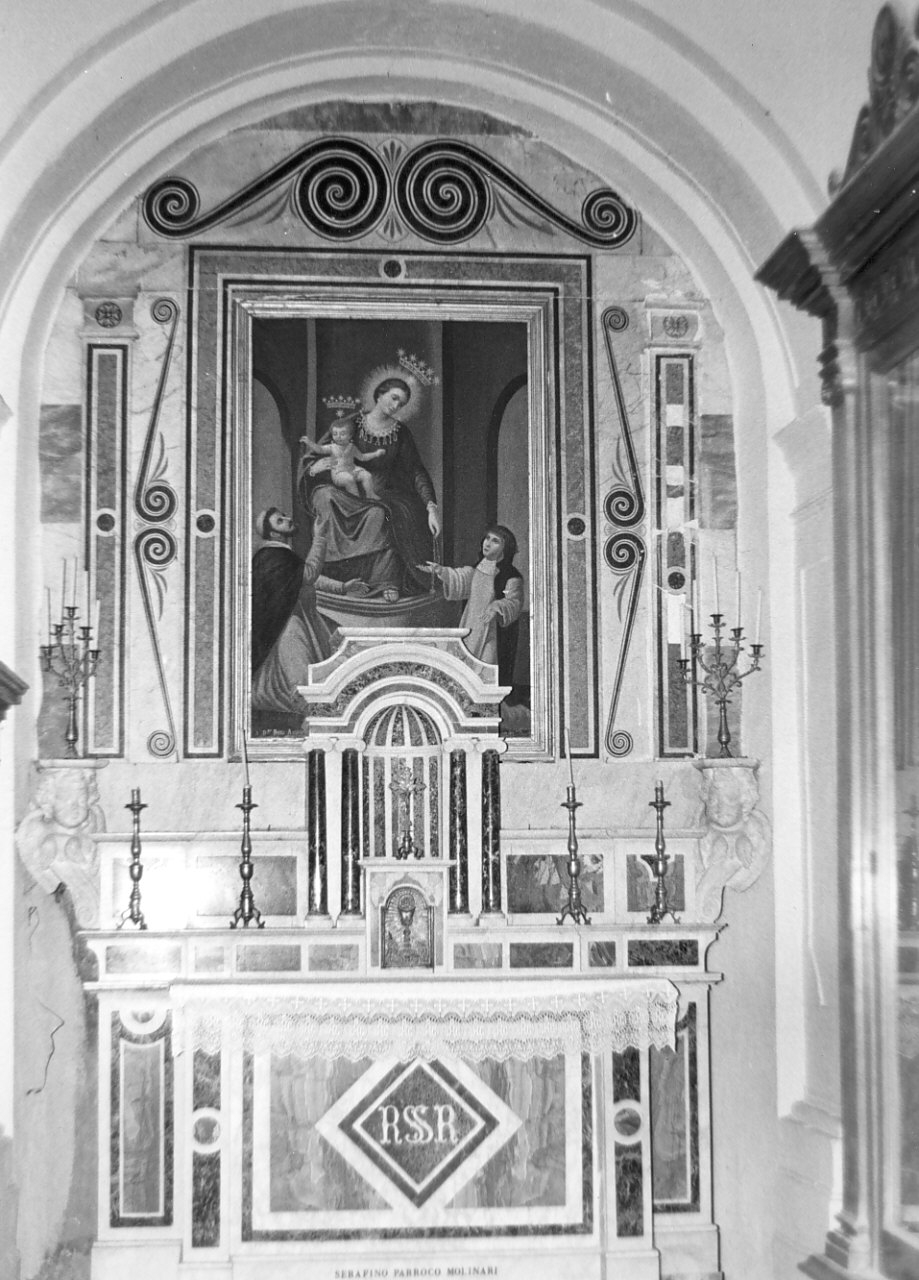 altare, opera isolata - bottega calabrese (sec. XIX)