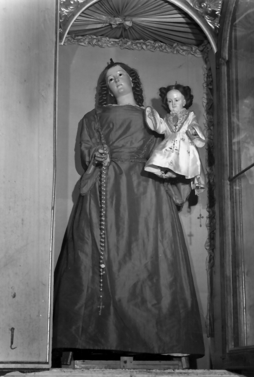 Madonna del Rosario (manichino) - bottega calabrese (fine sec. XIX)