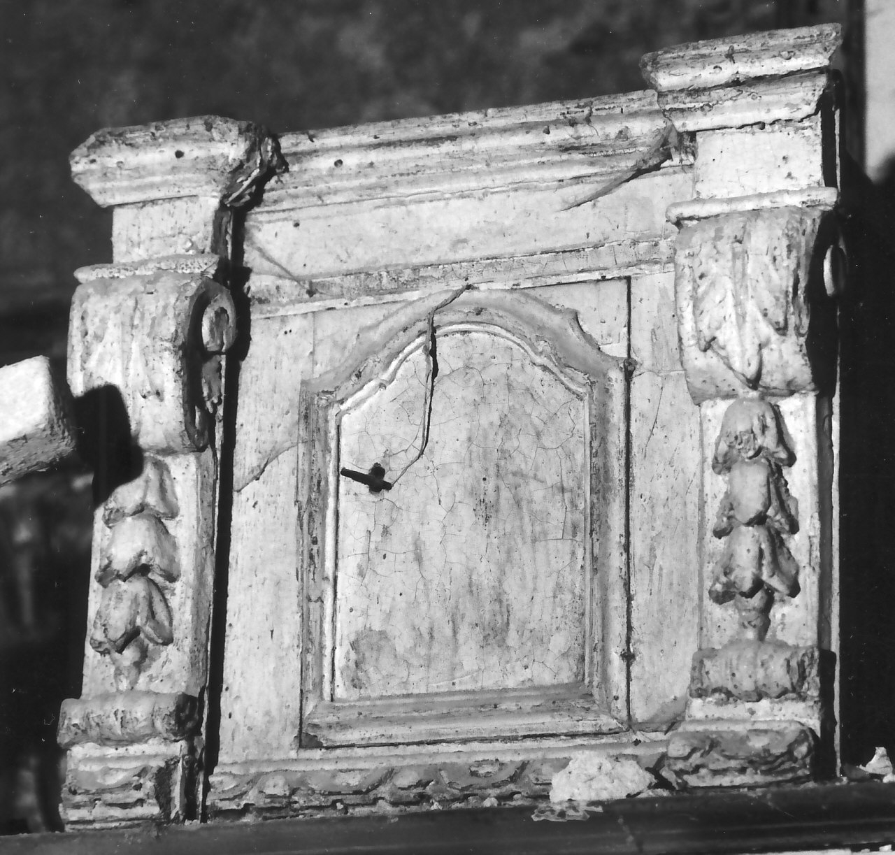 ciborio - bottega calabrese (fine/inizio secc. XVII/ XVIII)