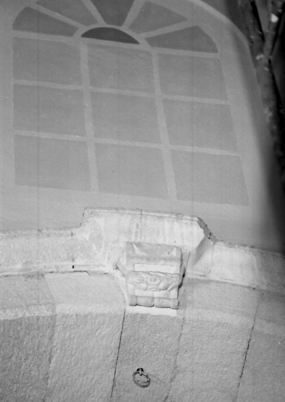 mensola architettonica - bottega calabrese (sec. XVII)