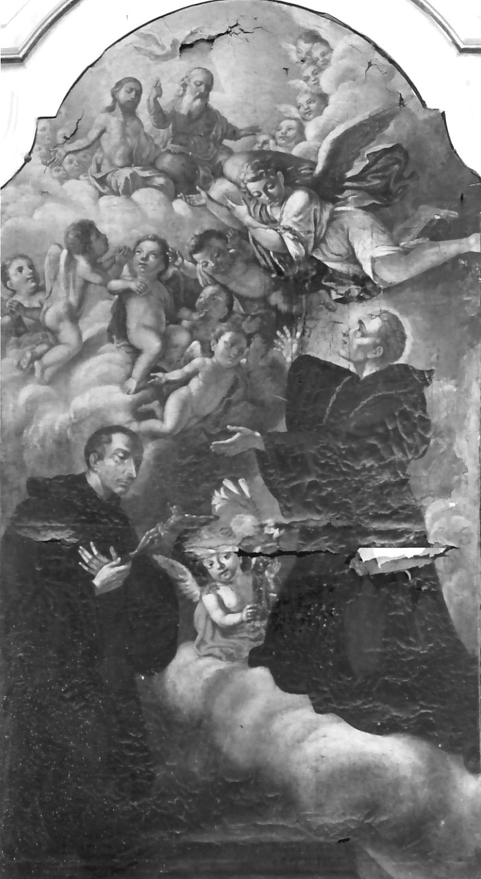 estasi del Beato Nicola da Longobardi (dipinto, opera isolata) di Granata Antonio (sec. XIX)