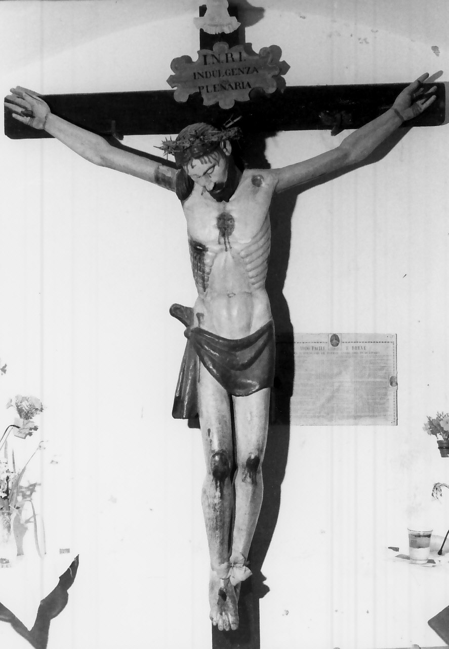 crocifisso, opera isolata - bottega calabrese (sec. XIX)