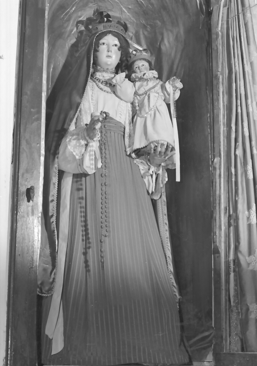Madonna del Rosario (manichino, opera isolata) - bottega calabrese (primo quarto sec. XIX)