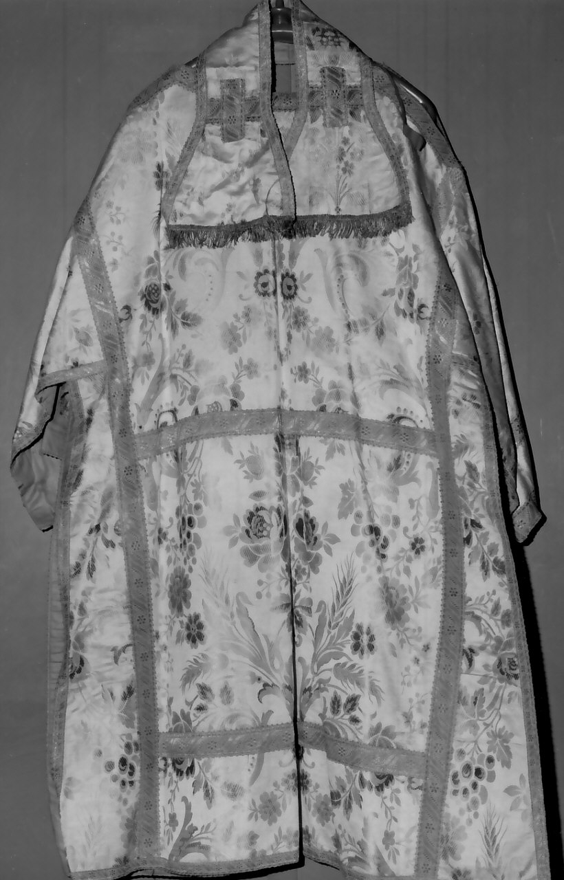 dalmatica, opera isolata - manifattura Italia meridionale (primo quarto sec. XIX)