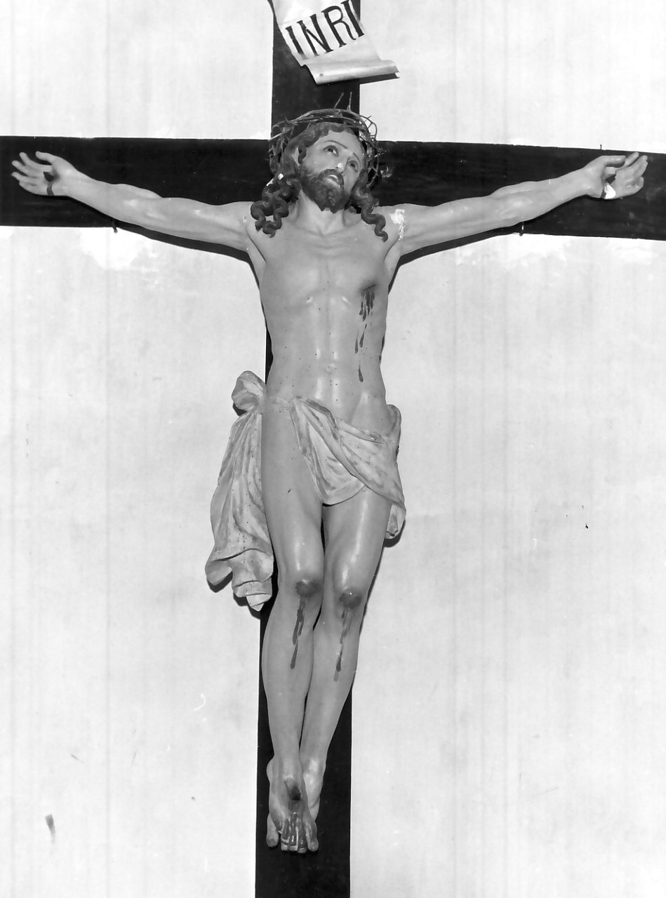 crocifisso, opera isolata - bottega Italia meridionale (sec. XVIII)