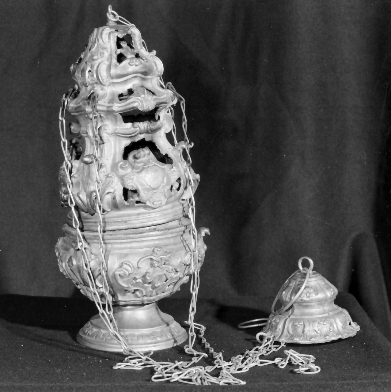 turibolo, opera isolata - bottega Italia meridionale (fine/inizio secc. XVIII/ XIX)