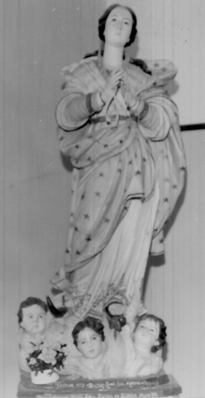 Madonna Immacolata (statua, opera isolata) - bottega Italia meridionale (sec. XVIII)