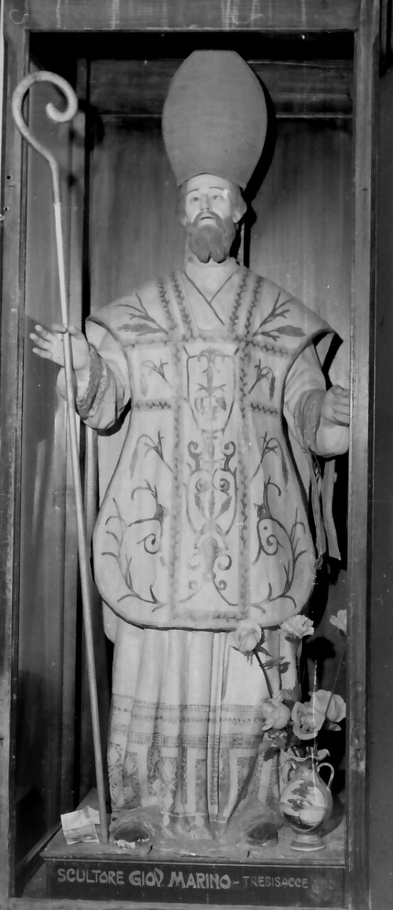 San Nicola di Bari (statua, opera isolata) - bottega pugliese (sec. XIX)
