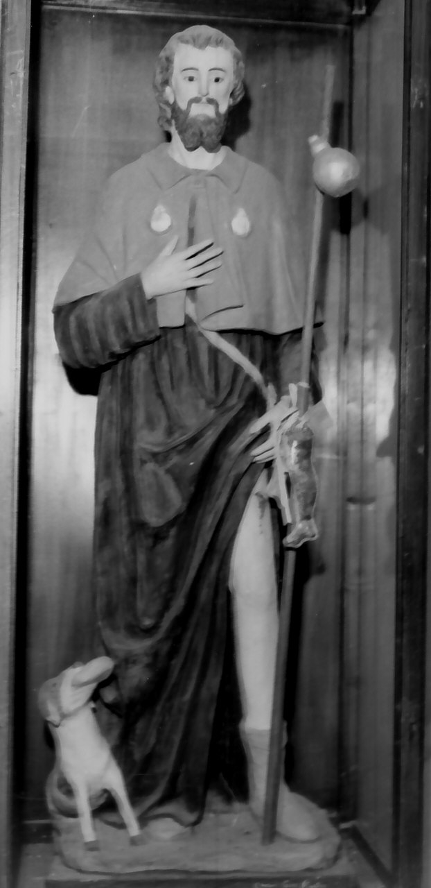 San Rocco (statua, opera isolata) - bottega pugliese (sec. XIX)