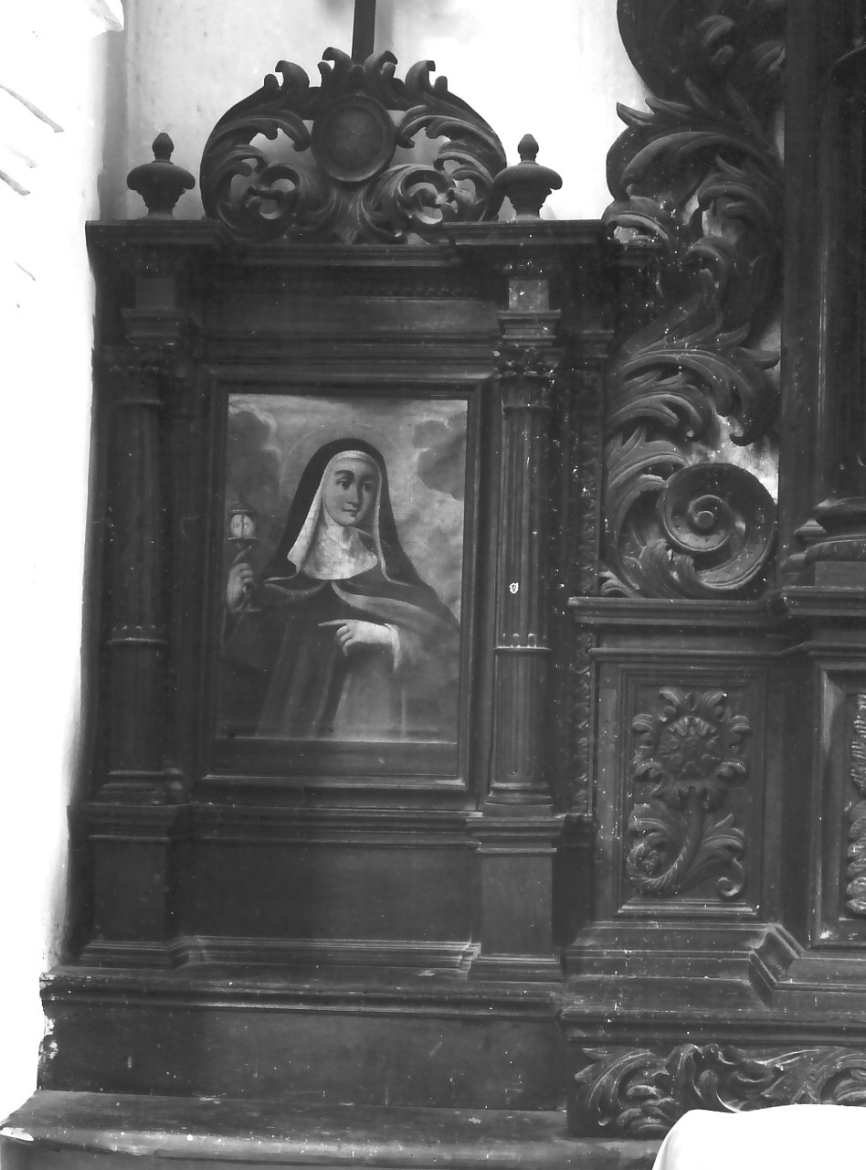 Santa Rosalia e Santa Chiara (dipinto, serie) - ambito calabrese (sec. XVIII)