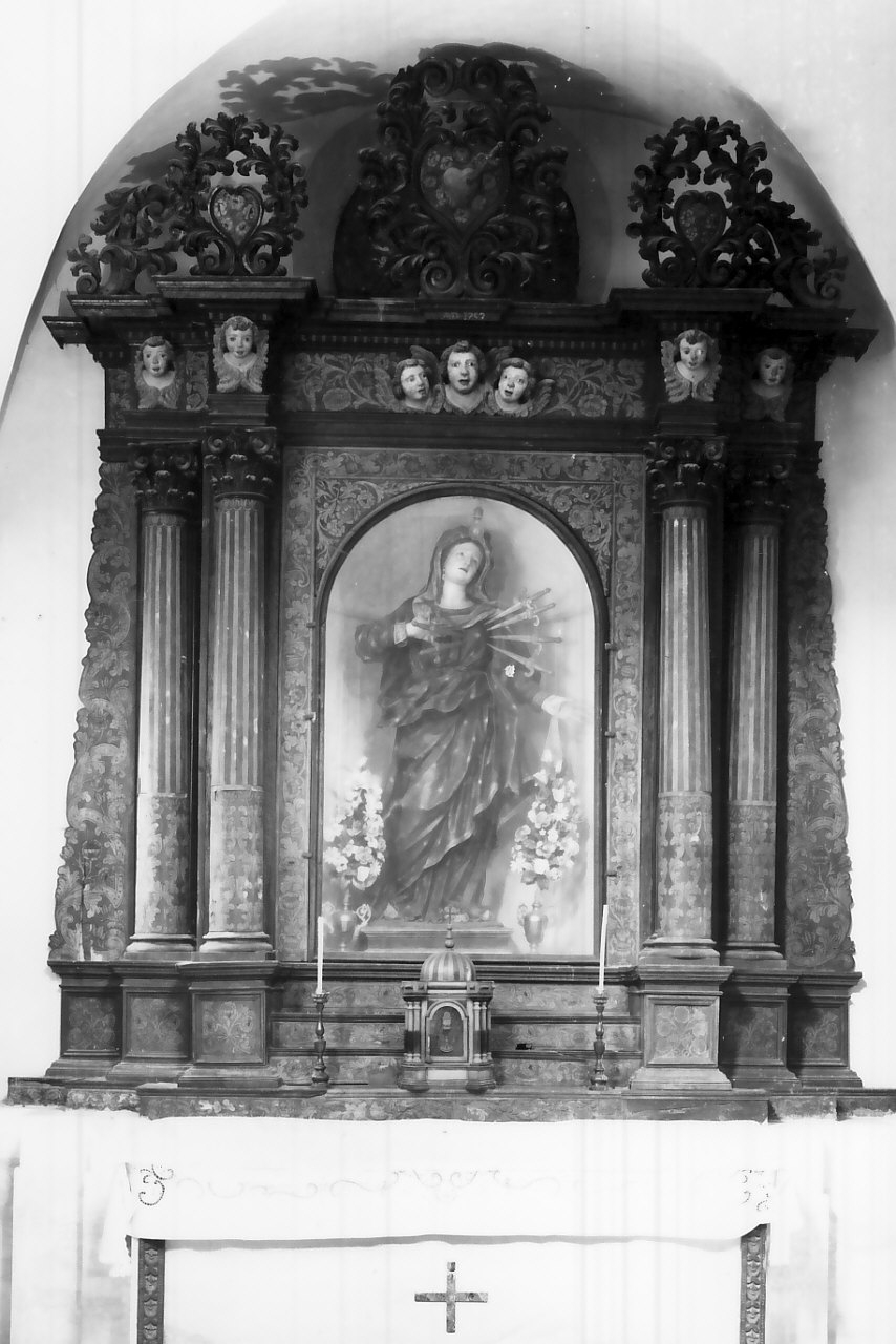 altare, opera isolata - bottega calabrese (sec. XVIII)