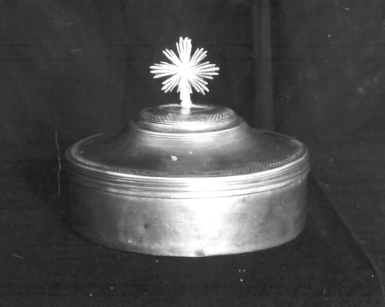 teca eucaristica, opera isolata - bottega napoletana (sec. XIX)