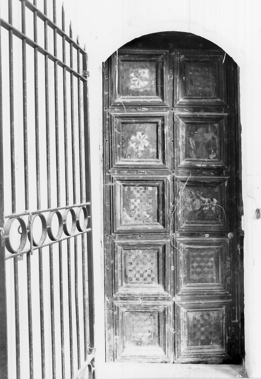 porta, opera isolata - bottega calabrese (sec. XVII)