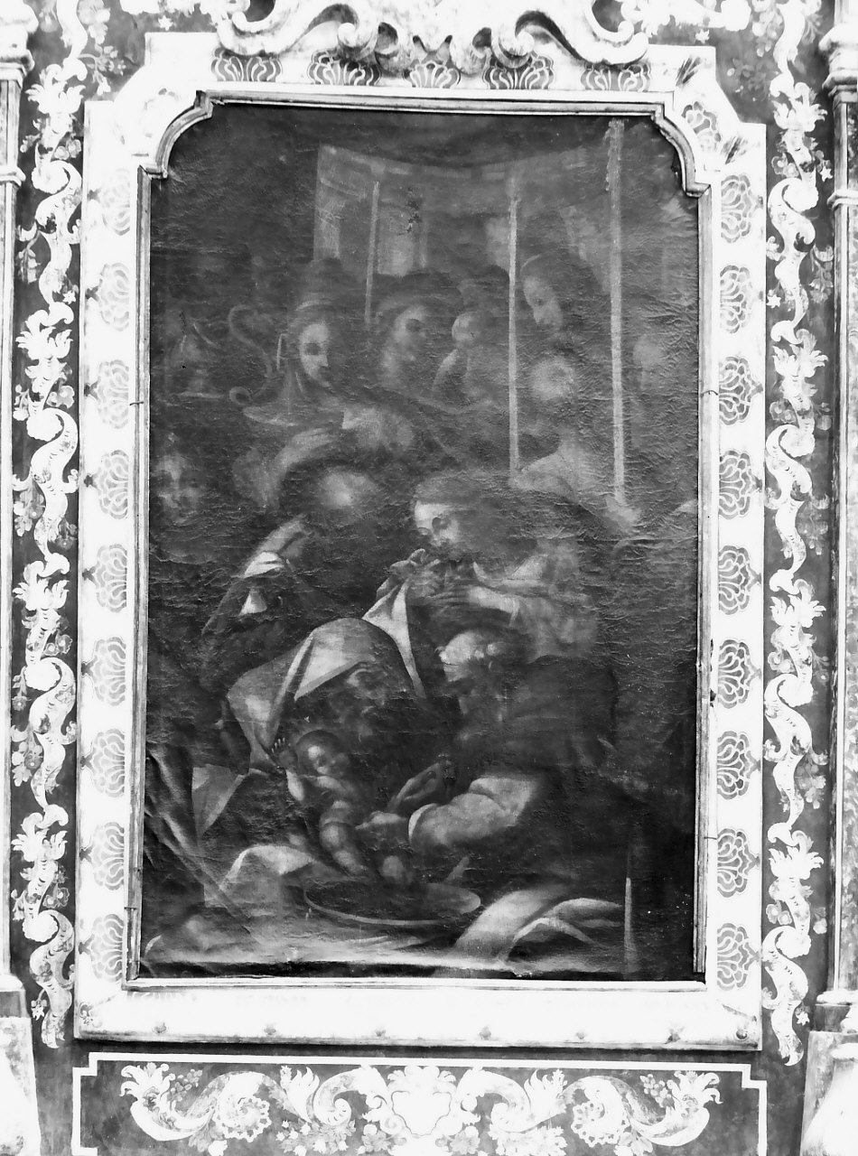 circoncisione di Gesù Bambino (dipinto, opera isolata) - ambito napoletano (seconda metà sec. XVI)