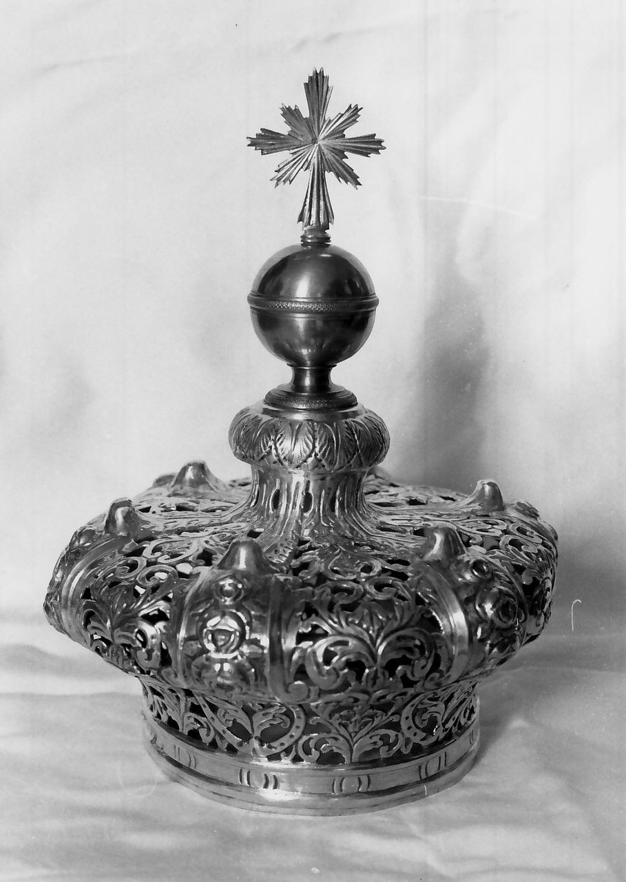 corona, opera isolata - bottega napoletana (seconda metà sec. XIX)