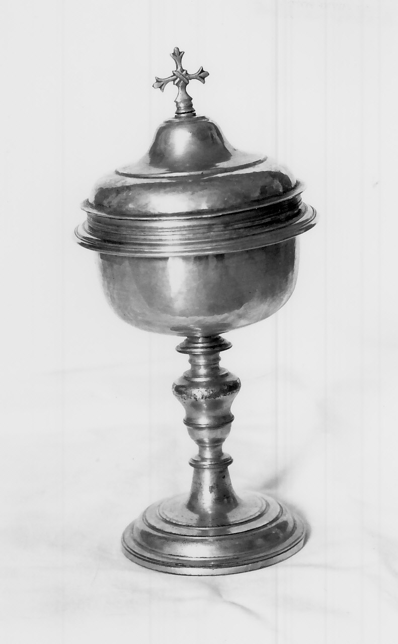 pisside, opera isolata - bottega napoletana (sec. XIX)