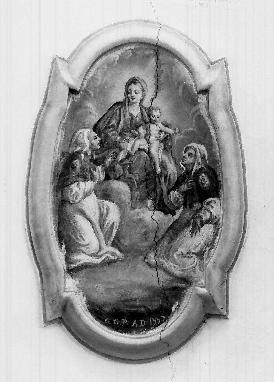 Madonna che intercede per le anime del purgatorio (dipinto) di Gualtieri Genesio (attribuito) (seconda metà sec. XVIII)