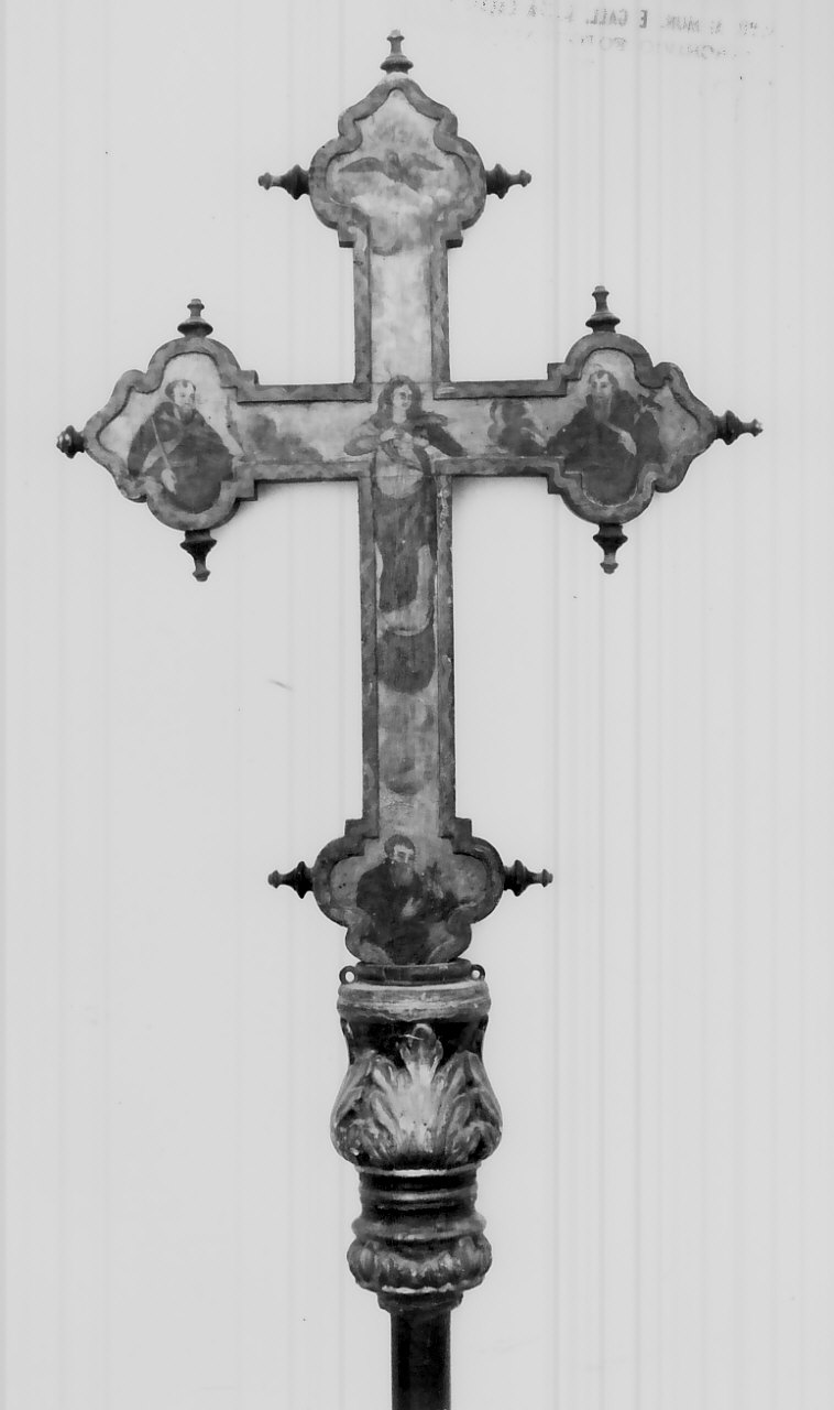 croce processionale - bottega calabrese (fine sec. XVIII)