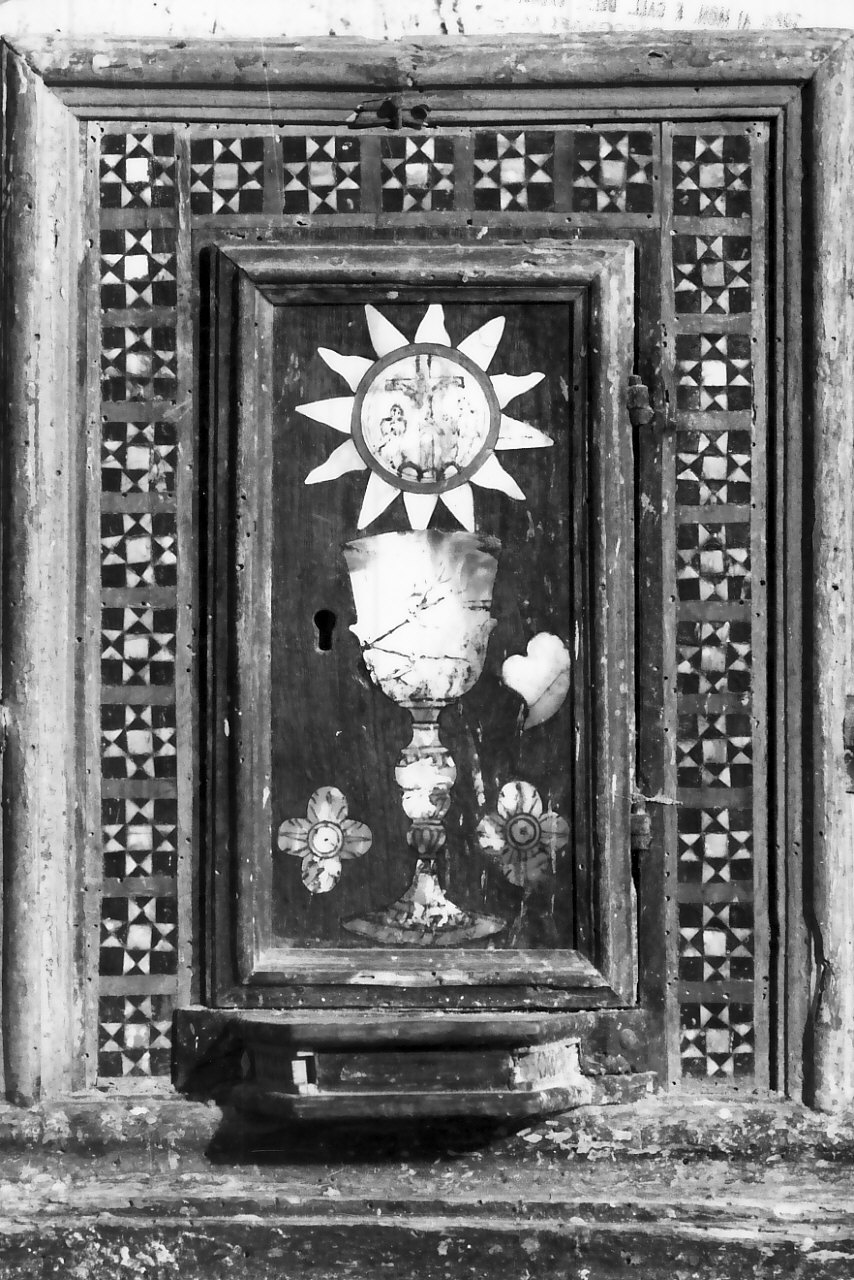 sportello di tabernacolo - bottega calabrese (sec. XVIII)