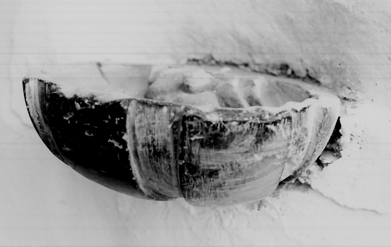 acquasantiera - a conchiglia, coppia - bottega calabrese (fine sec. XVIII)