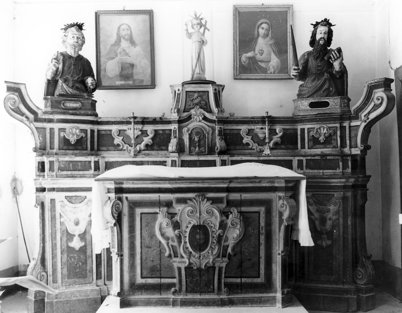 altare - bottega calabrese (fine sec. XVIII)