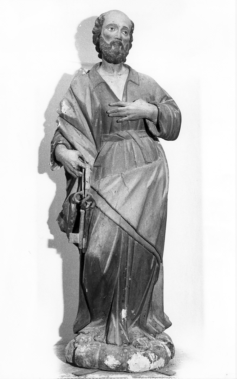 San Pietro (statua, opera isolata) - bottega napoletana (sec. XVIII)