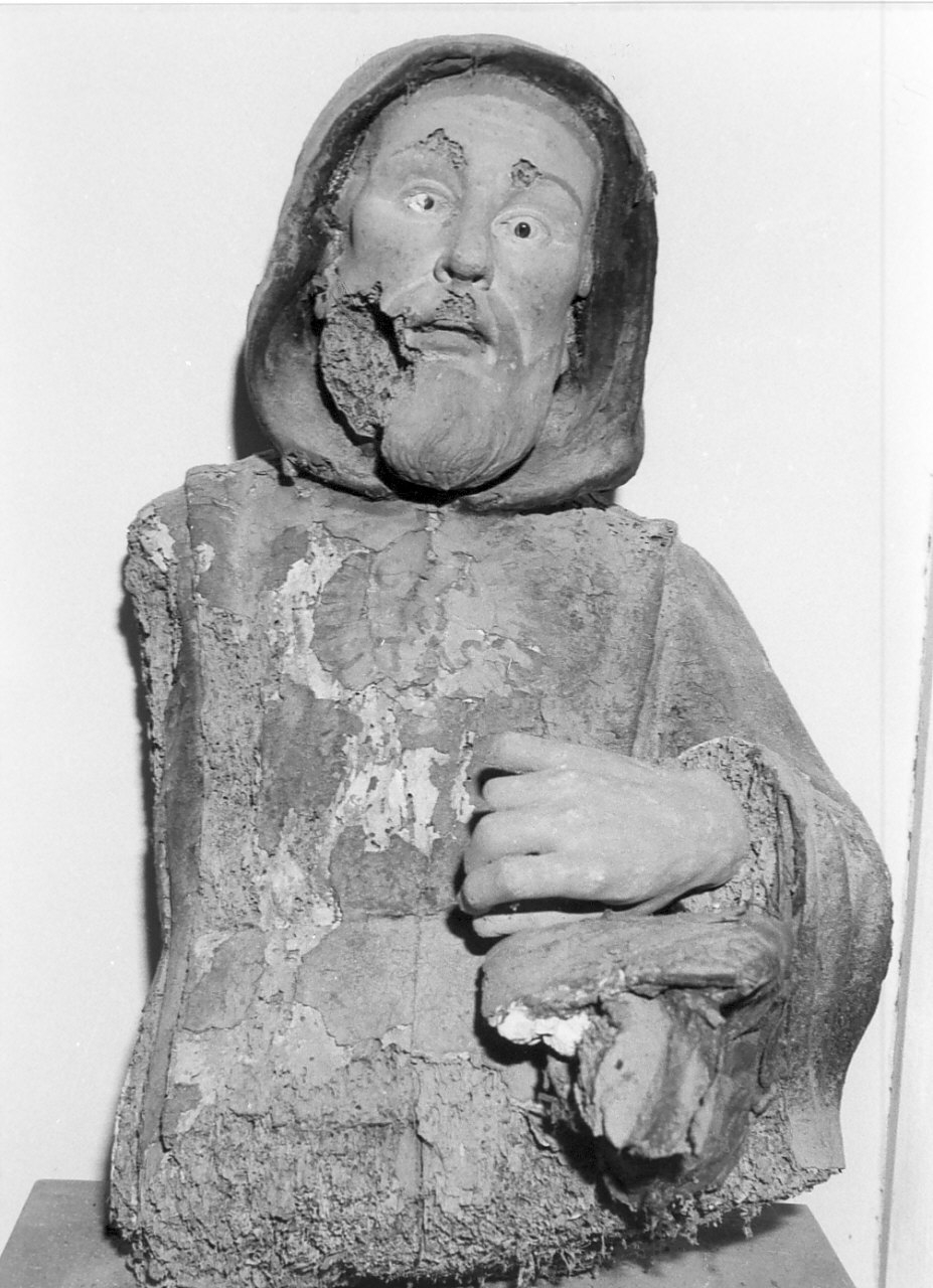 San Francesco di Paola (busto, opera isolata) - bottega napoletana (fine sec. XVIII)