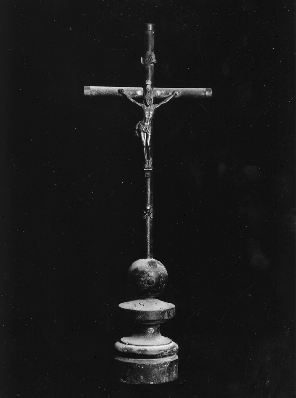 croce d'altare, opera isolata - bottega napoletana (sec. XIX)