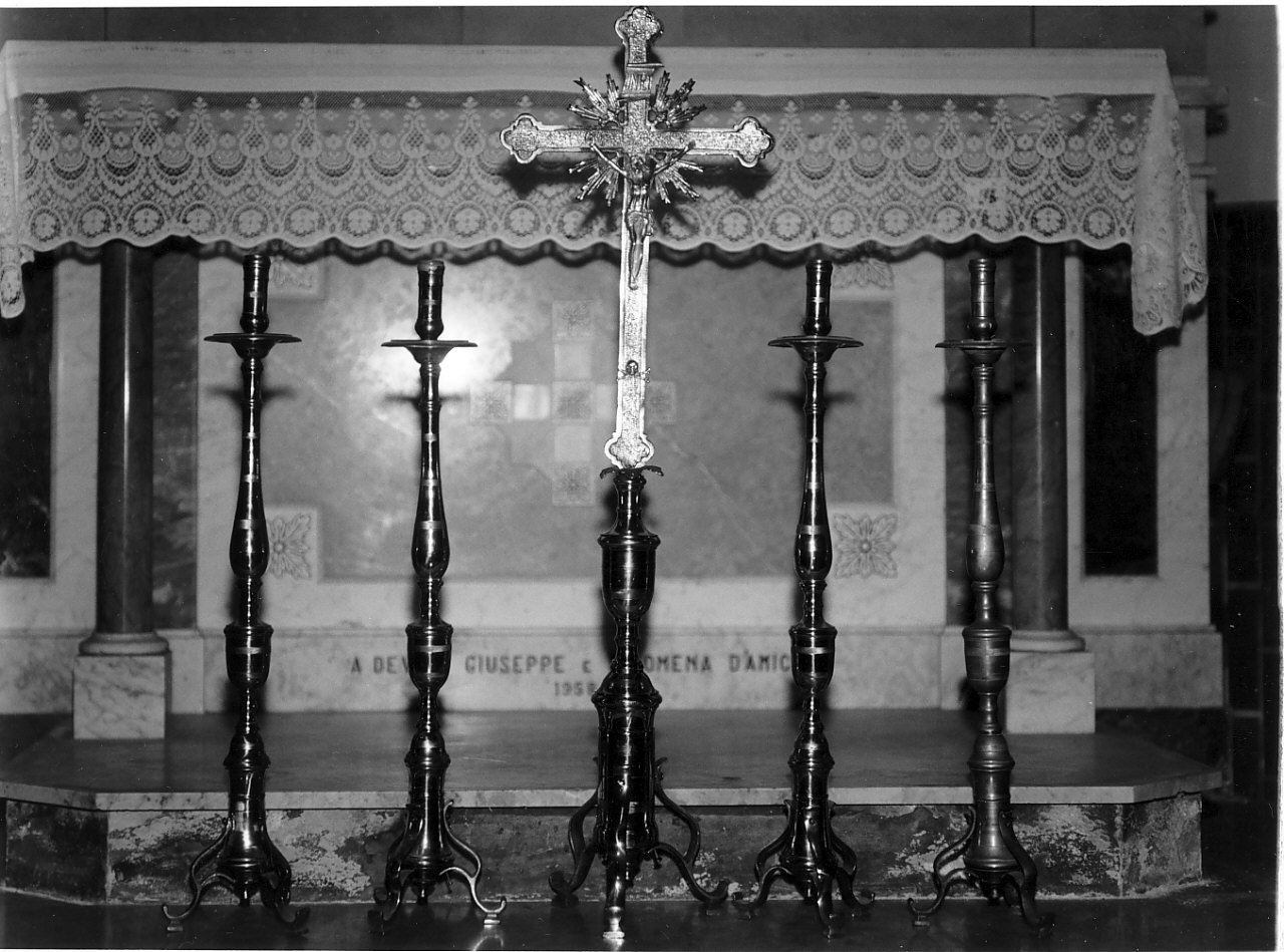candeliere, serie - bottega napoletana (sec. XIX)