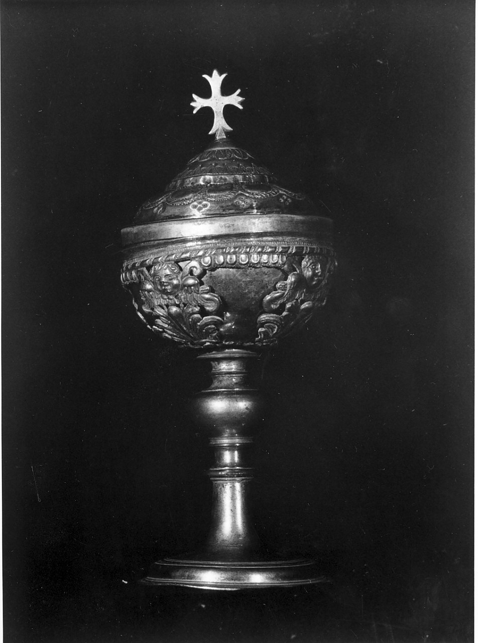 pisside, opera isolata - bottega napoletana (sec. XIX)